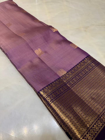Pure handloom Kanjeevaram silk mark certified saree
