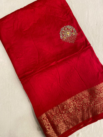 Pure Chinnon Saree