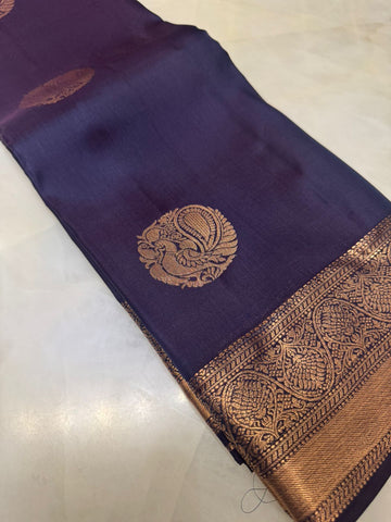 Half mix Kanjeevaram silk saree