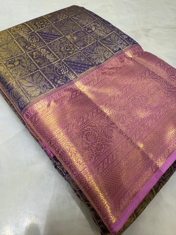 Pure Kanjeevaram Silk Mark Certified Saree