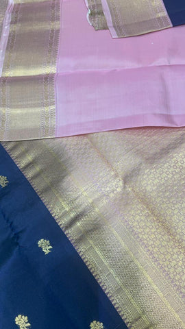 Half mix Kanjeevaram silk saree