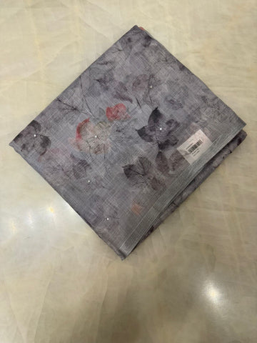 Premium soft organza with digital print