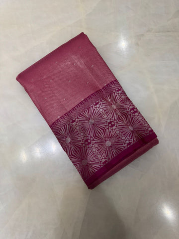 Half mix Kanjeevaram silk saree