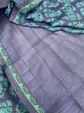 Semi crepe saree with stone work - Kanjeevaram Silk Mandir