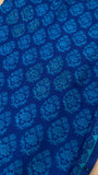 Semi crepe saree with stone work - Kanjeevaram Silk Mandir