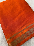 Semi Crepe Silk Saree - Kanjeevaram Silk Mandir
