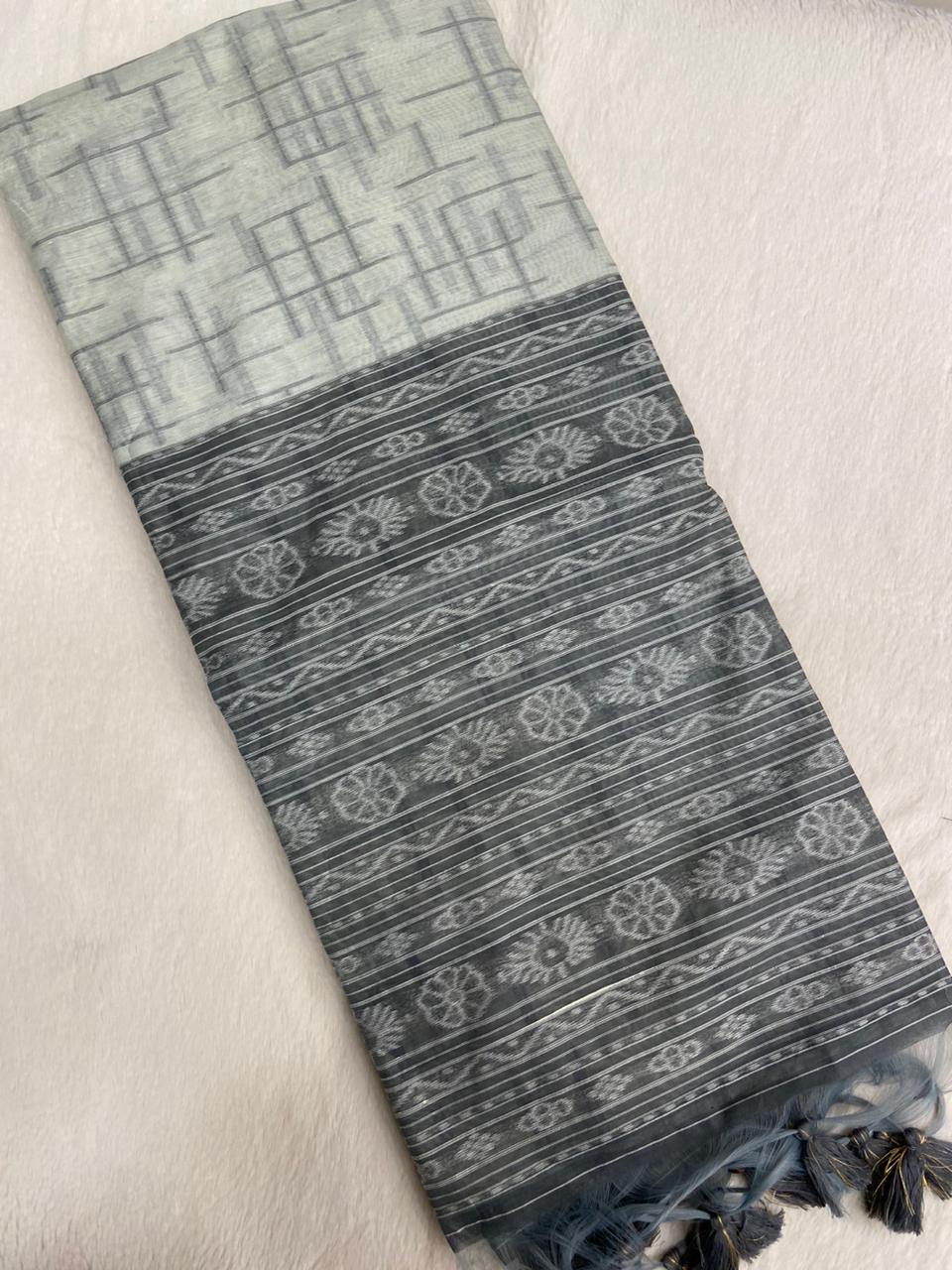 Semi Ikkath Silk Saree - Kanjeevaram Silk Mandir