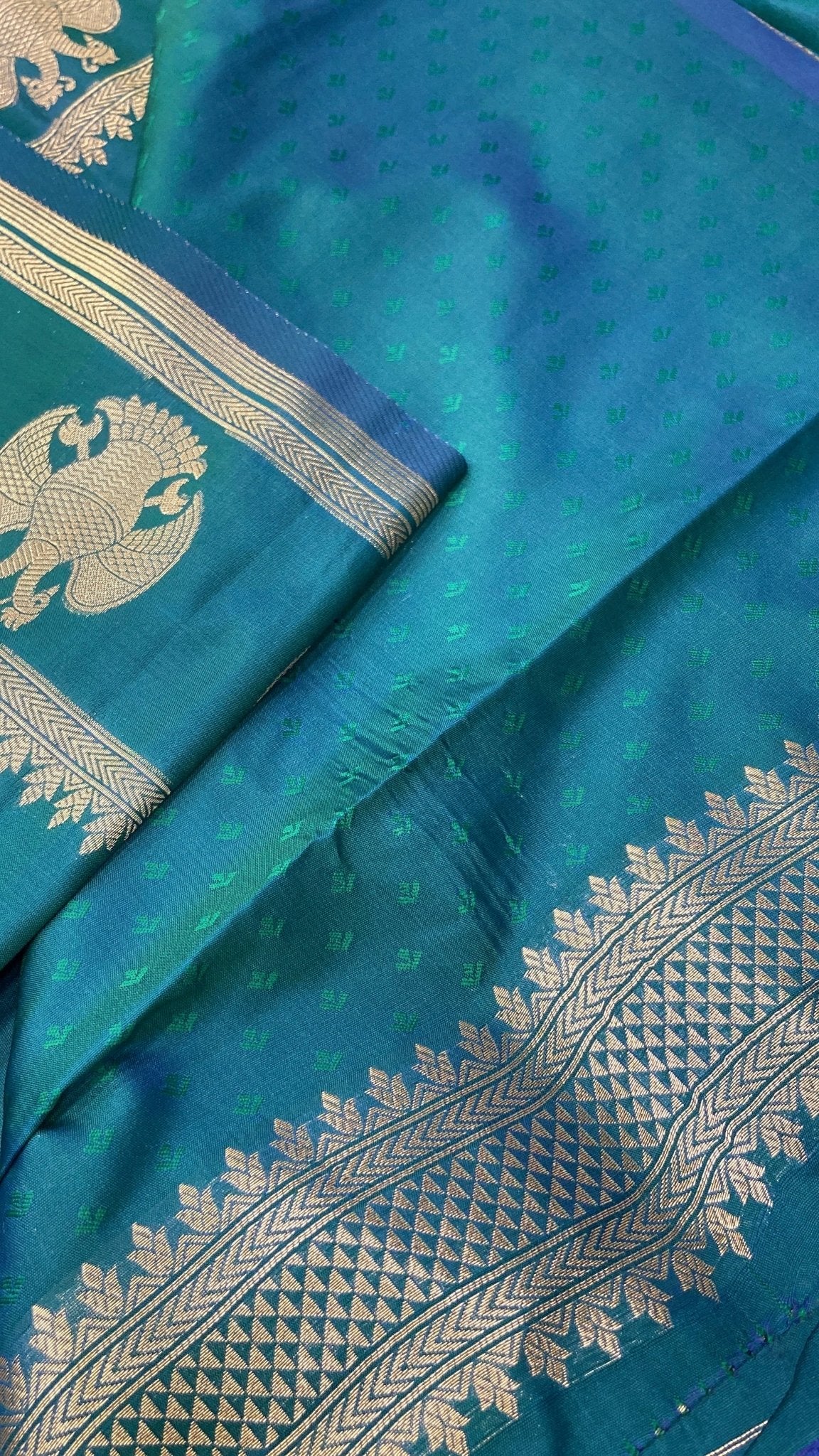 Semi Kanchipuram Silk Saree - Kanjeevaram Silk Mandir