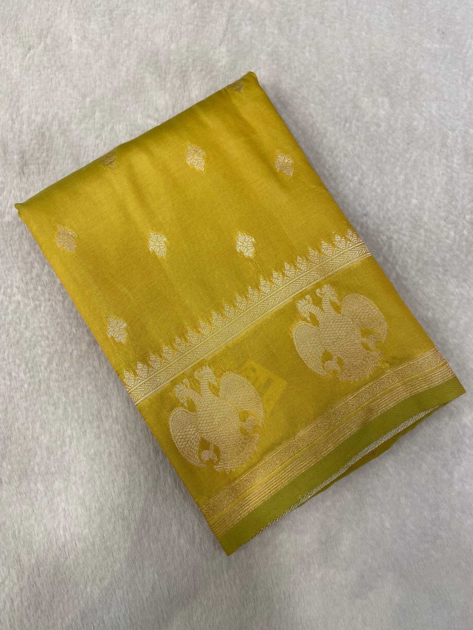 Semi Kanchipuram Silk Saree - Kanjeevaram Silk Mandir