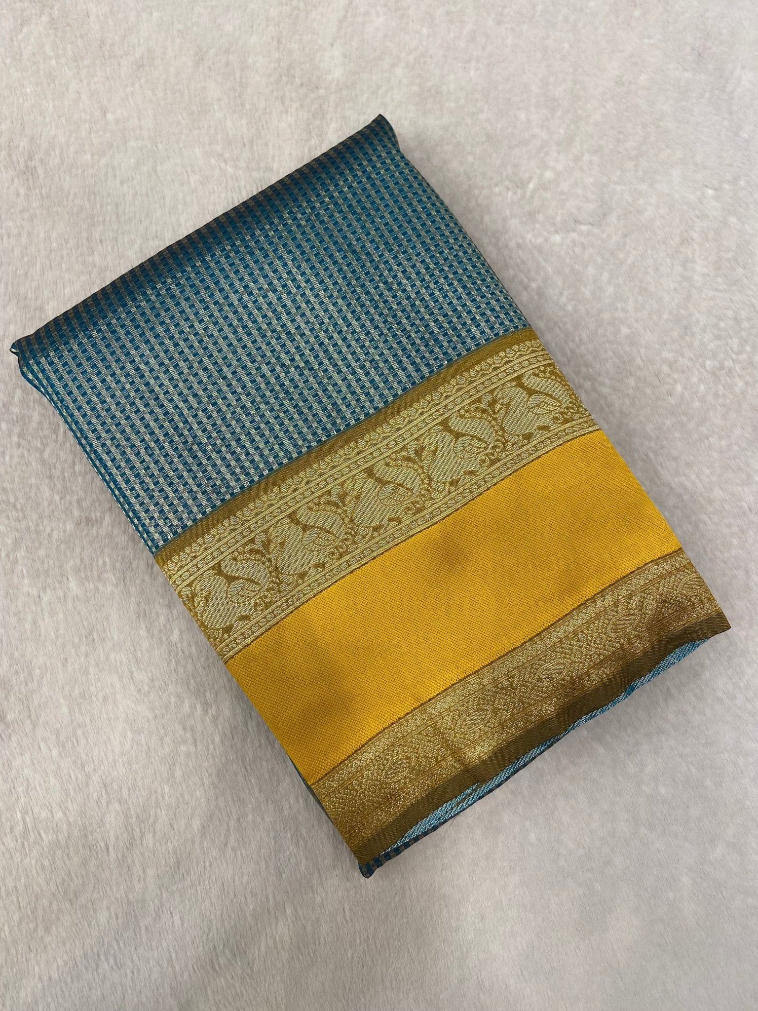 Semi Kanchipuram Silk Saree - Kanjeevaram Silk Mandir