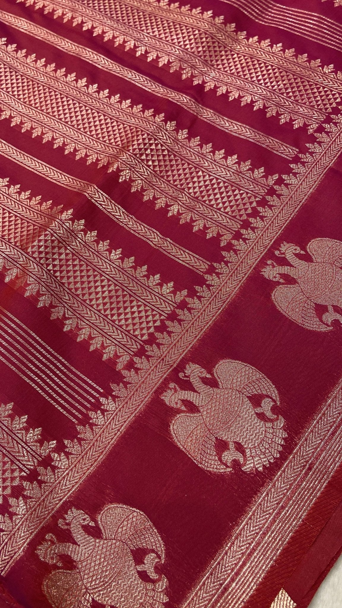 Semi Kanchipuram Silk Saree - Kanjeevaram Silk Mandir