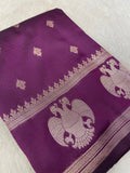 Semi Kanchipuram Silk Saree - Kanjeevaram Silk Mandir