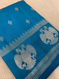 Semi Kanchipuram Silk Saree - Kanjeevaram Silk Mandir
