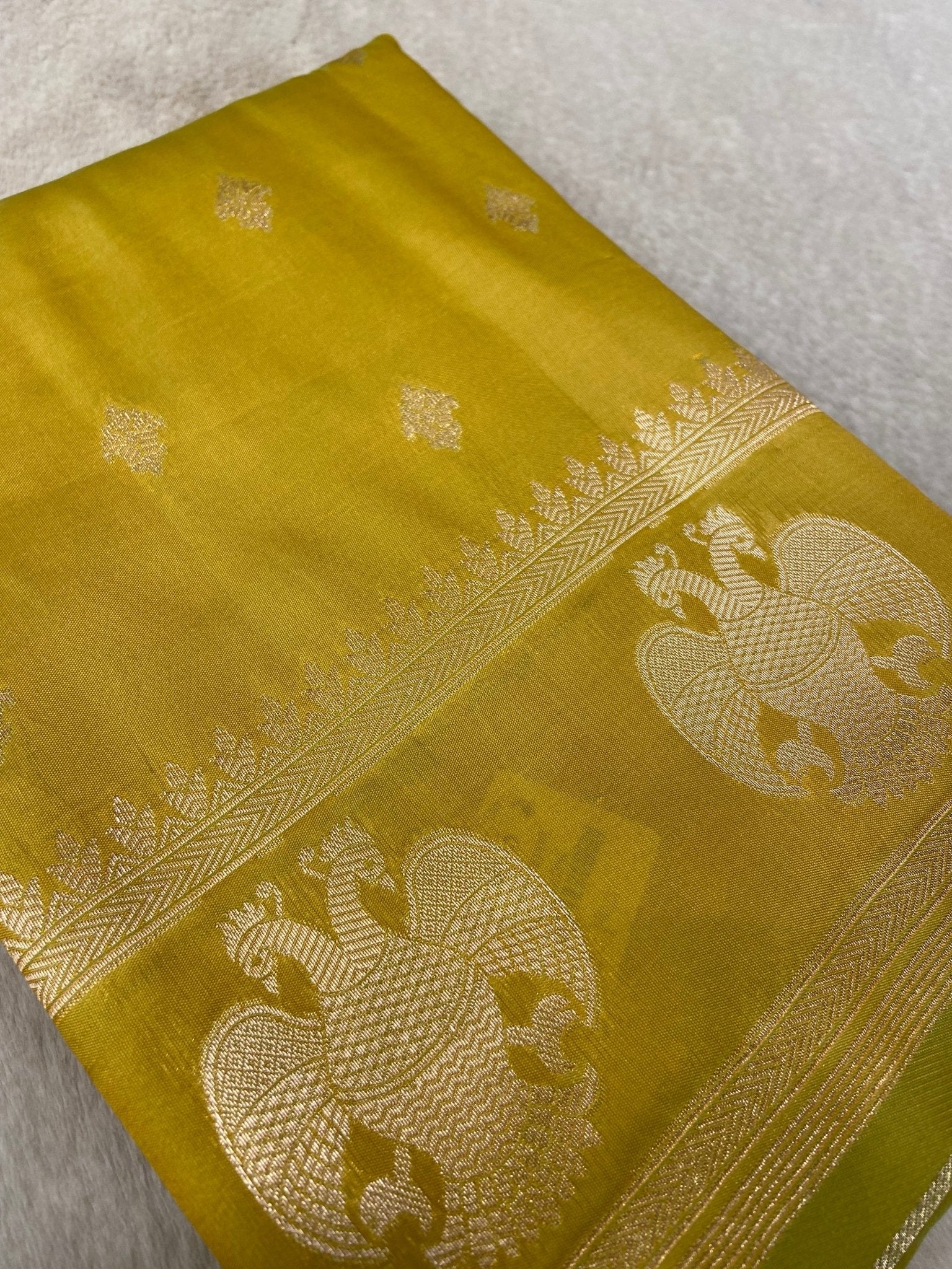 Semi Kanchipuram Silk Saree - Kanjeevaram Silk Mandir