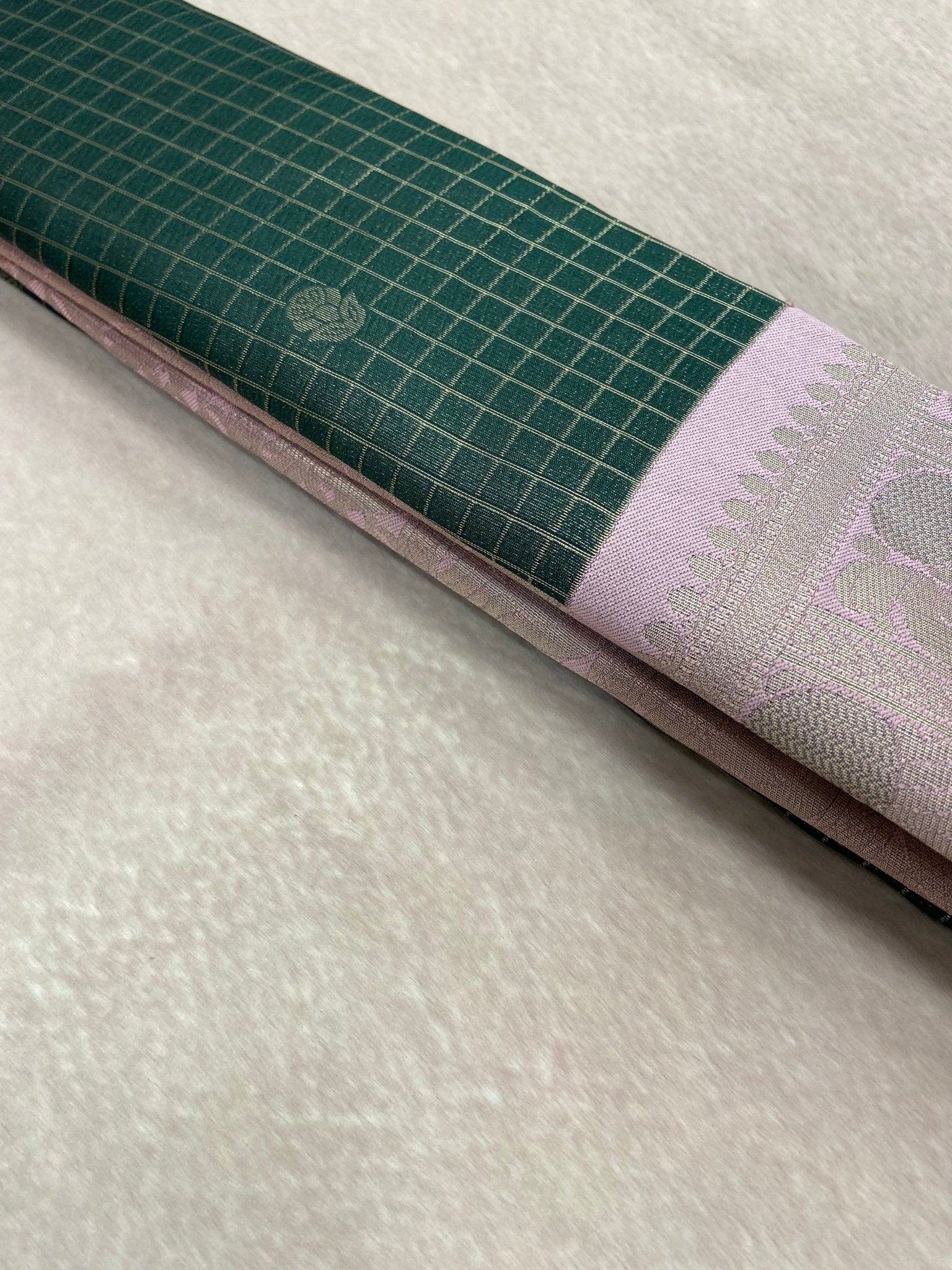 Semi Kanchipuram Silk Saree - Kanjeevaram Silk Mandir