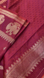 Semi Kanchipuram Silk Saree - Kanjeevaram Silk Mandir
