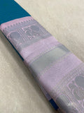 Semi Kanchipuram Silk Saree - Kanjeevaram Silk Mandir