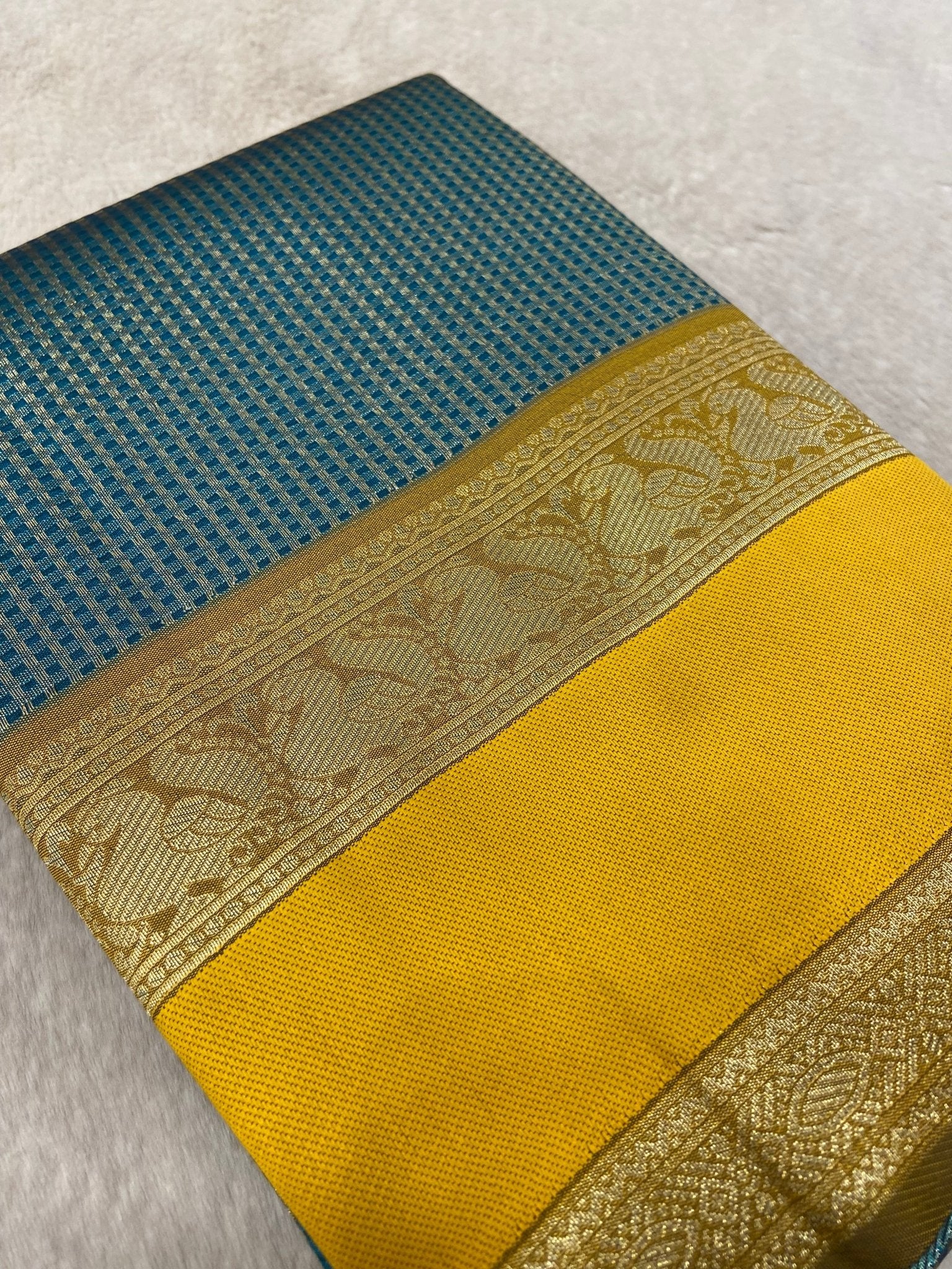 Semi Kanchipuram Silk Saree - Kanjeevaram Silk Mandir