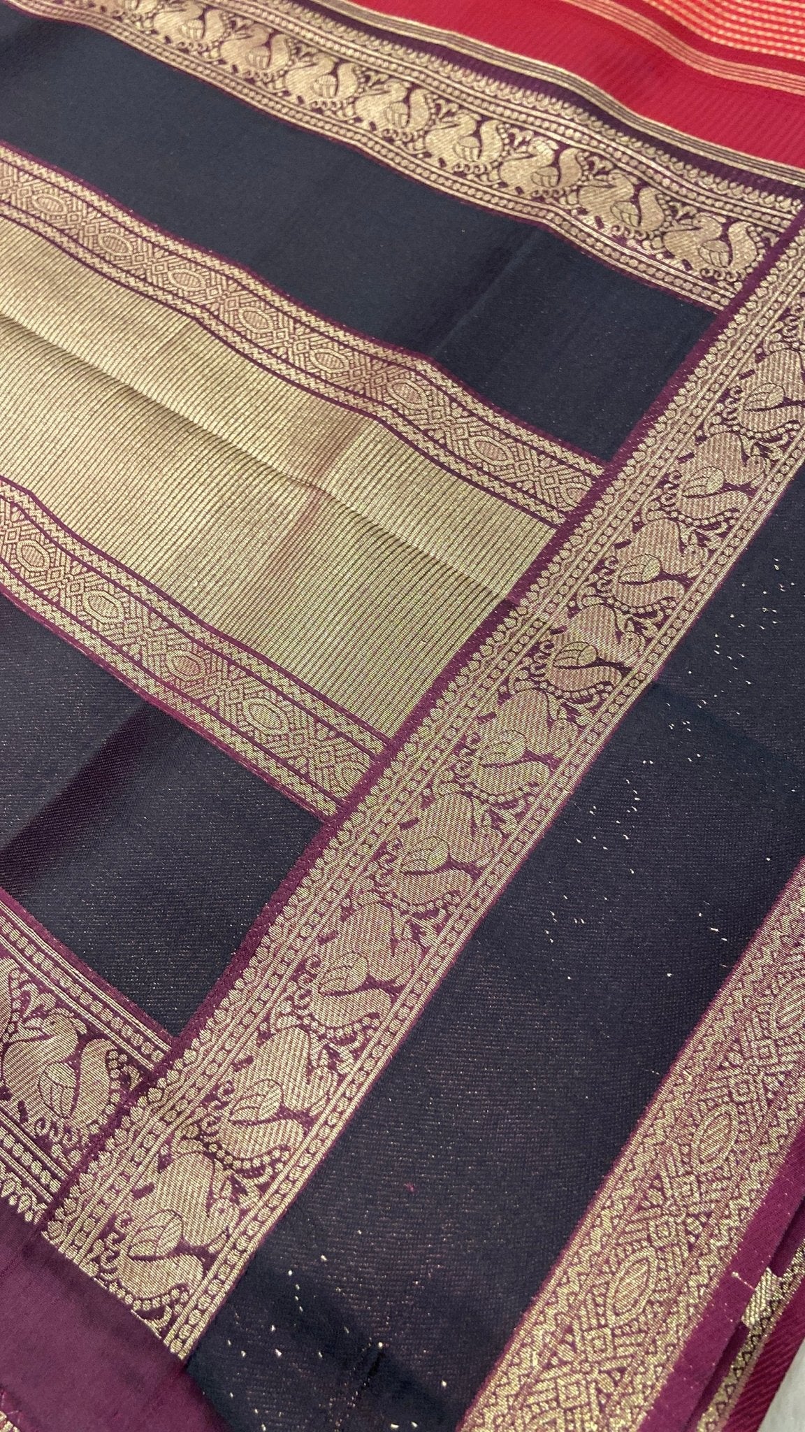 Semi Kanchipuram Silk Saree - Kanjeevaram Silk Mandir
