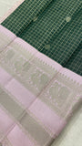 Semi Kanchipuram Silk Saree - Kanjeevaram Silk Mandir