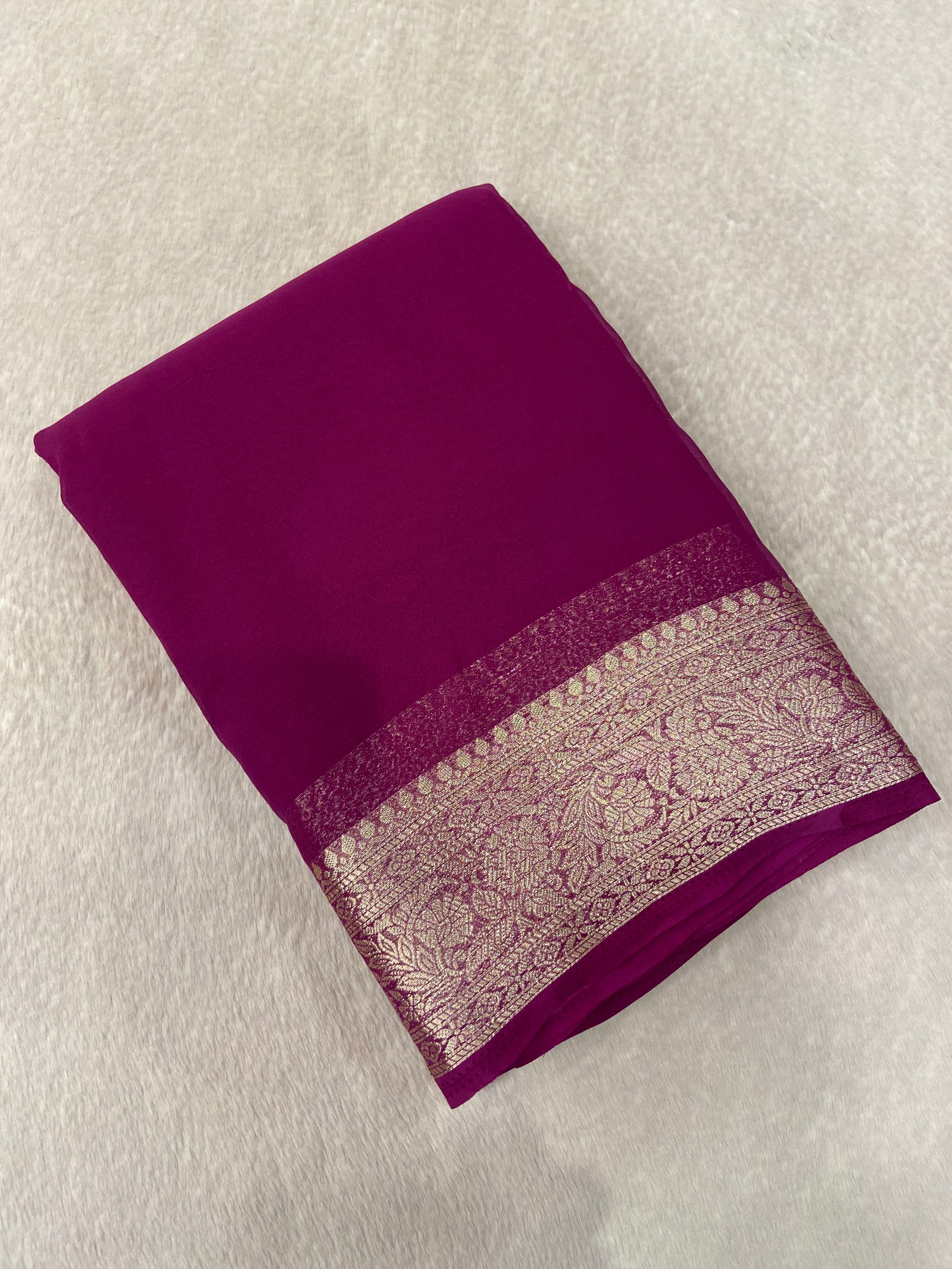 Semi Mysore Silk Saree - Kanjeevaram Silk Mandir