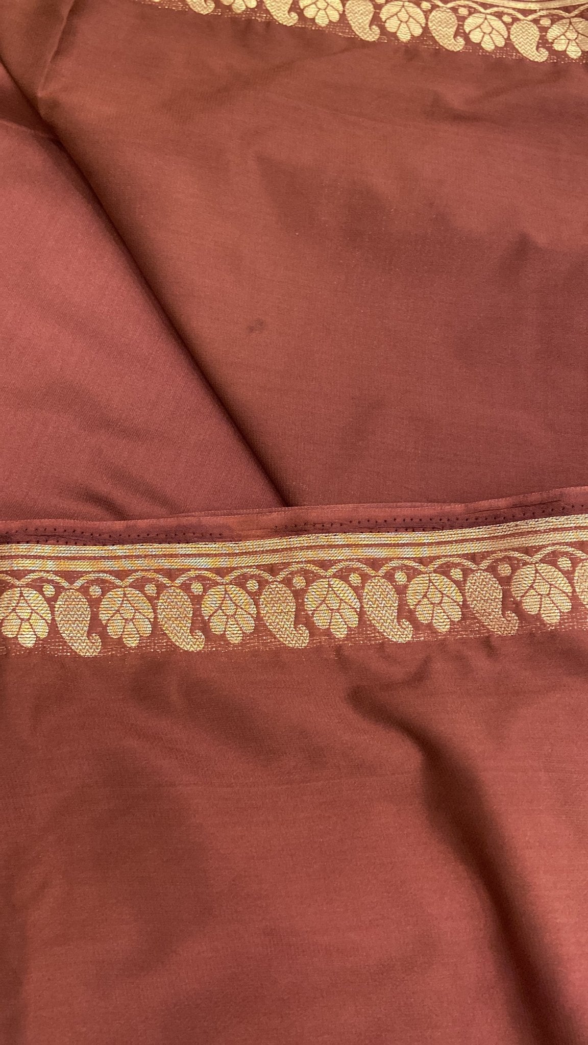 Semi Mysore Silk Saree🤎 - Kanjeevaram Silk Mandir