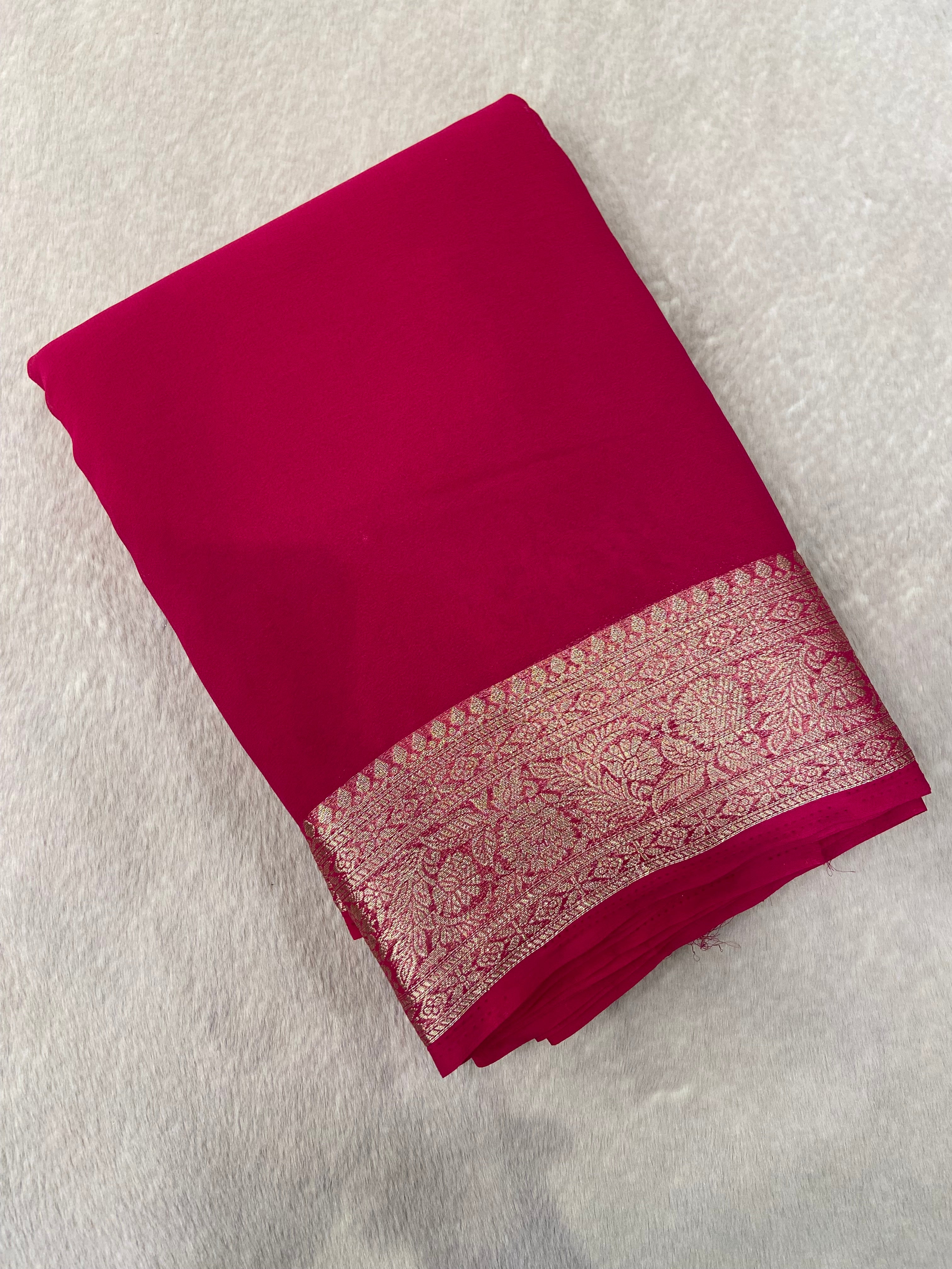 Semi Mysore Silk Saree - Kanjeevaram Silk Mandir
