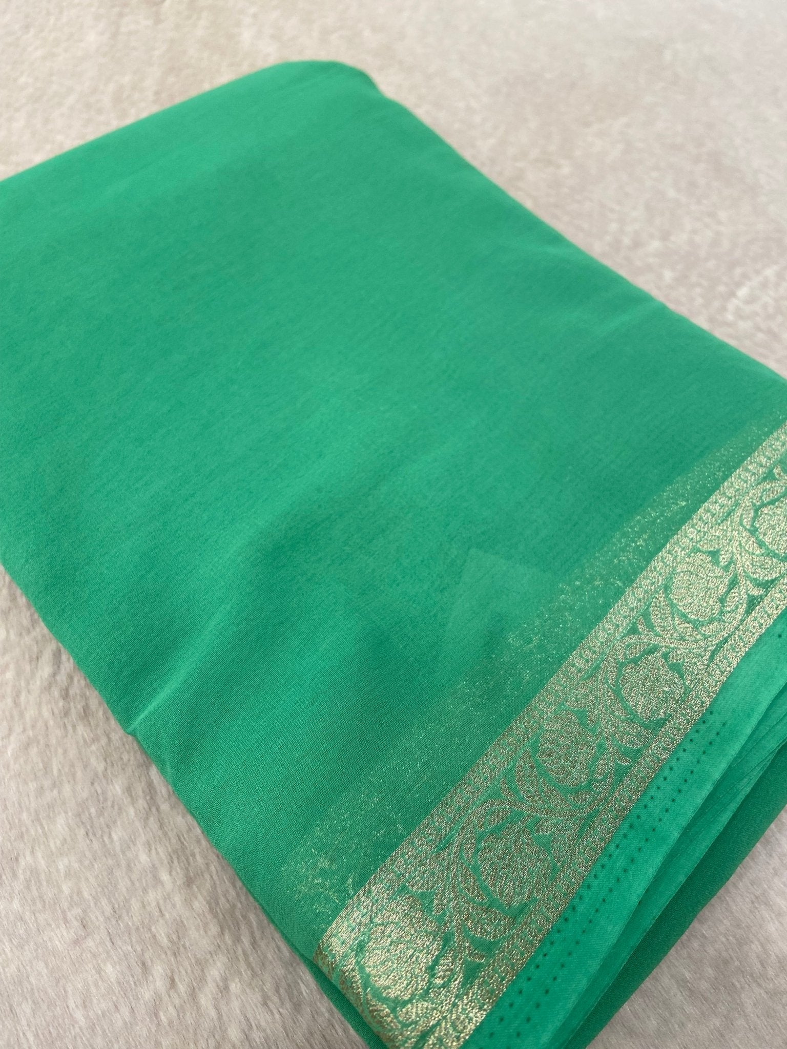 Semi Mysore Silk Saree - Kanjeevaram Silk Mandir