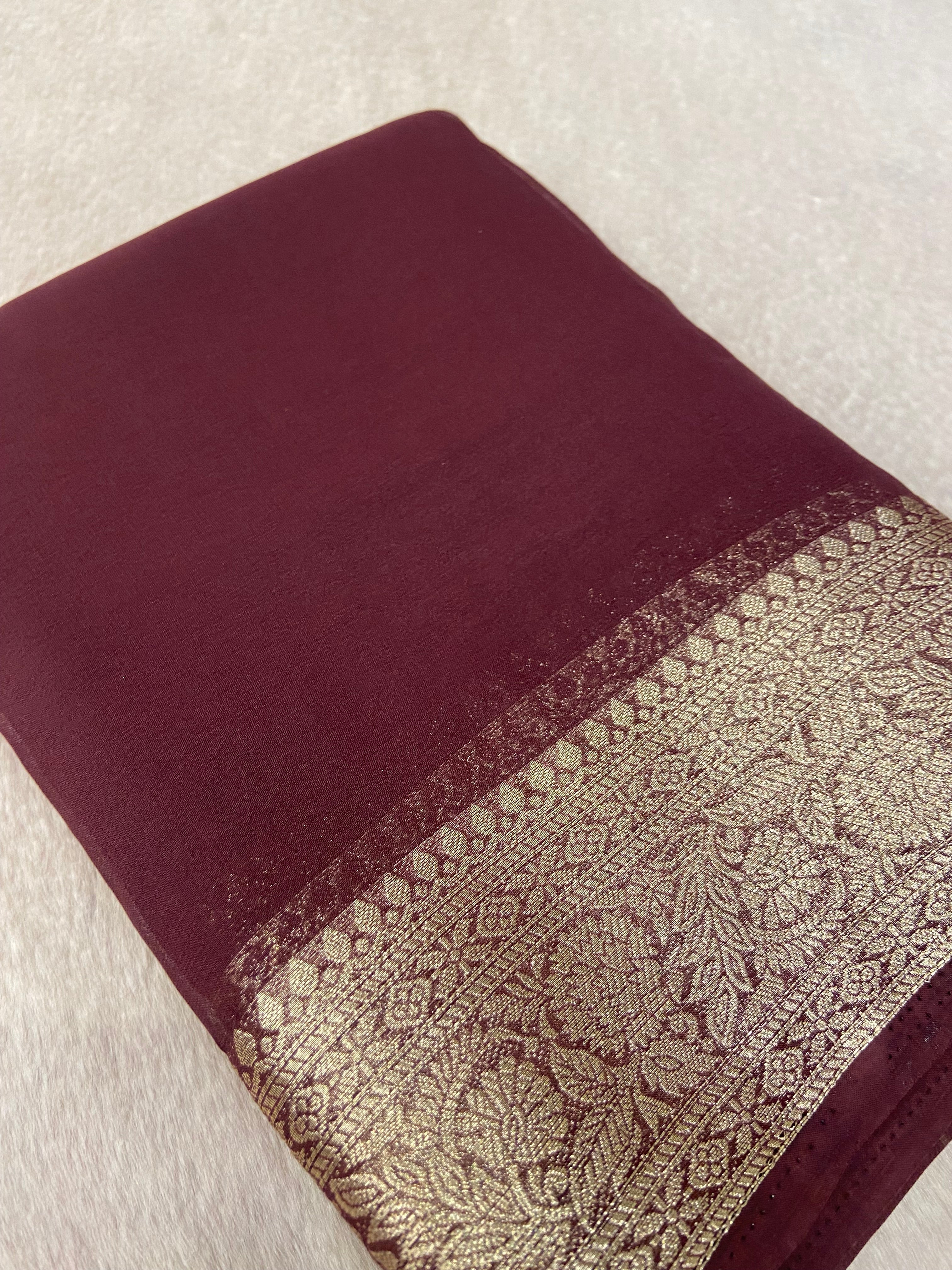 Semi Mysore Silk Saree - Kanjeevaram Silk Mandir