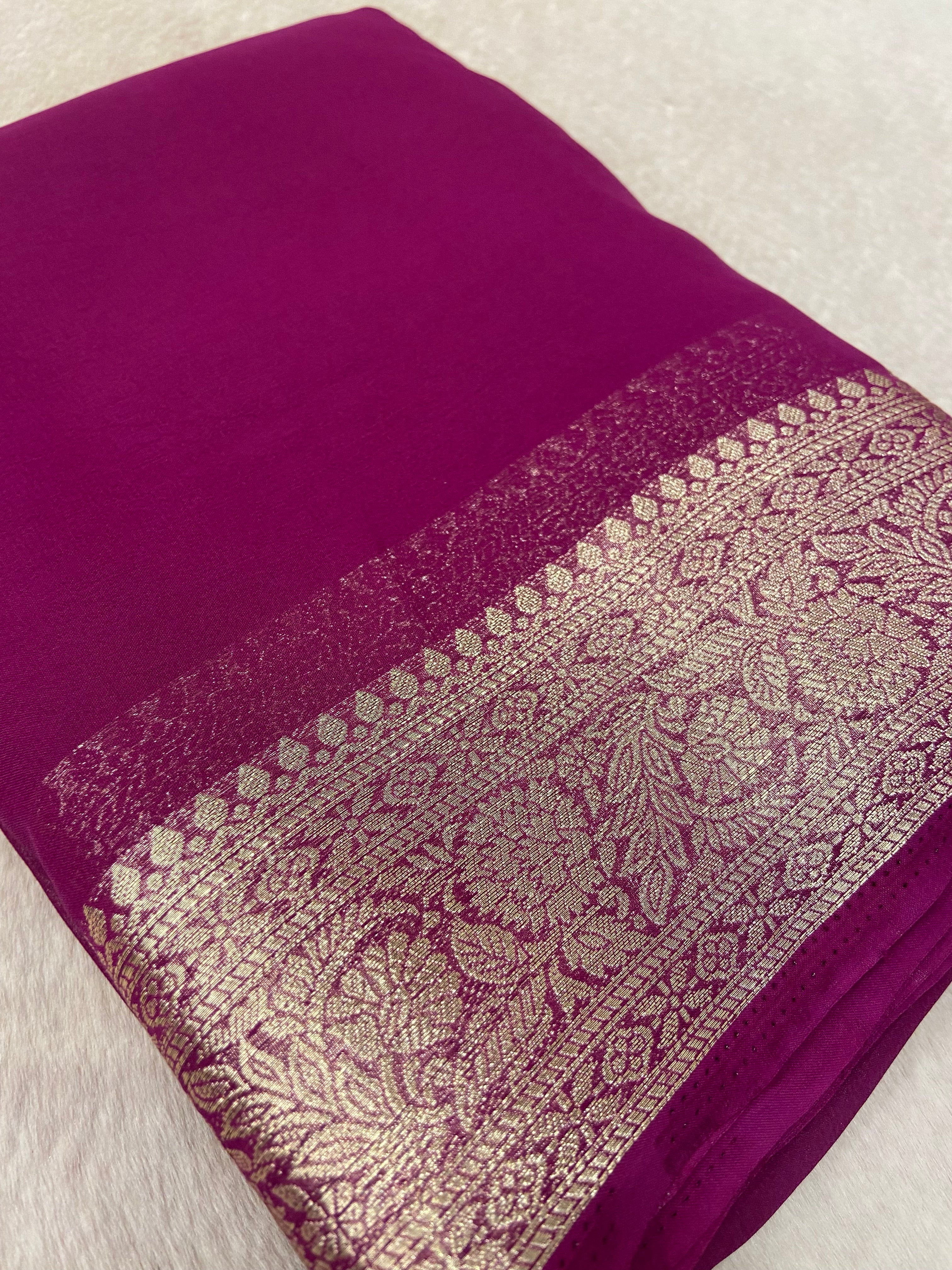 Semi Mysore Silk Saree - Kanjeevaram Silk Mandir