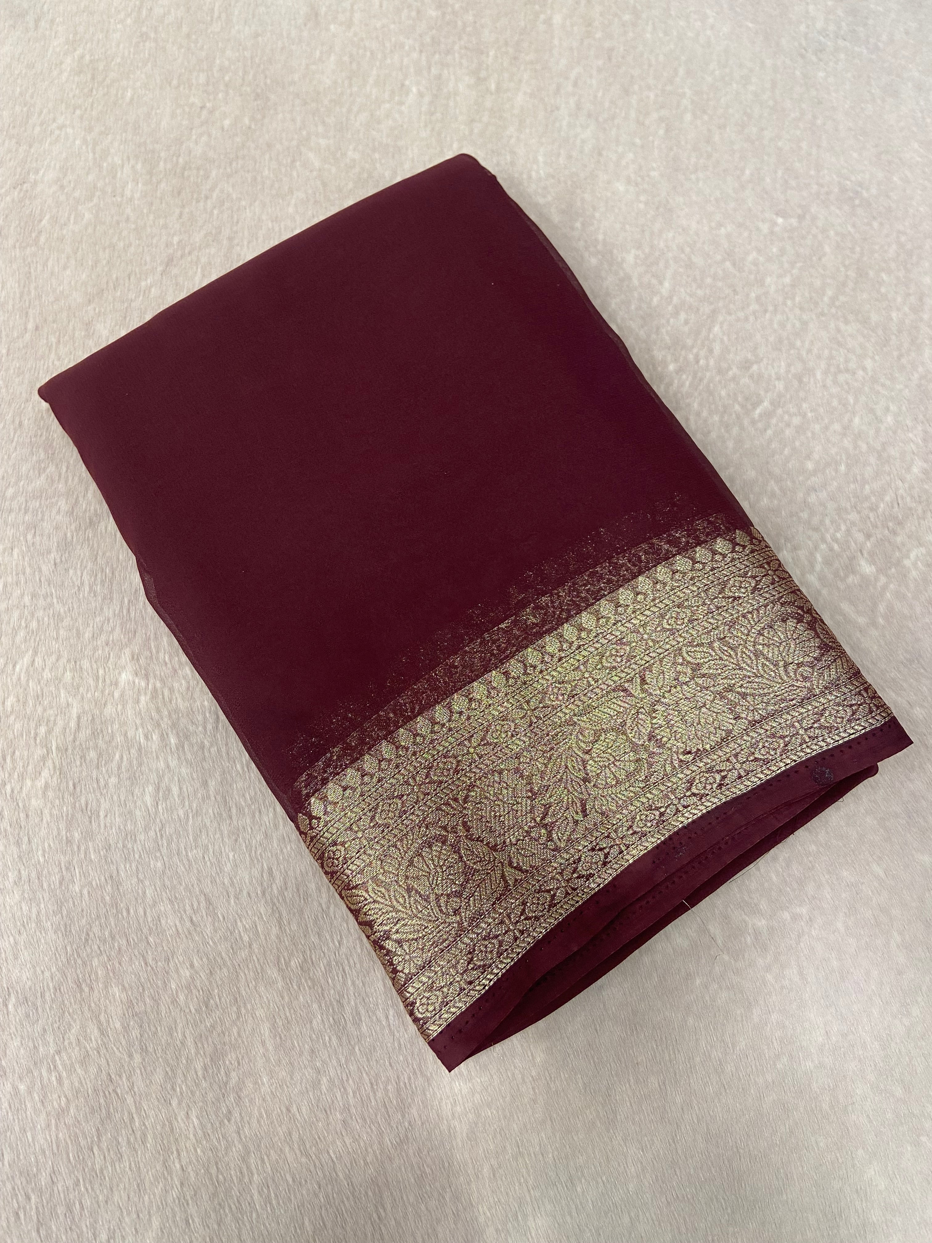 Semi Mysore Silk Saree - Kanjeevaram Silk Mandir