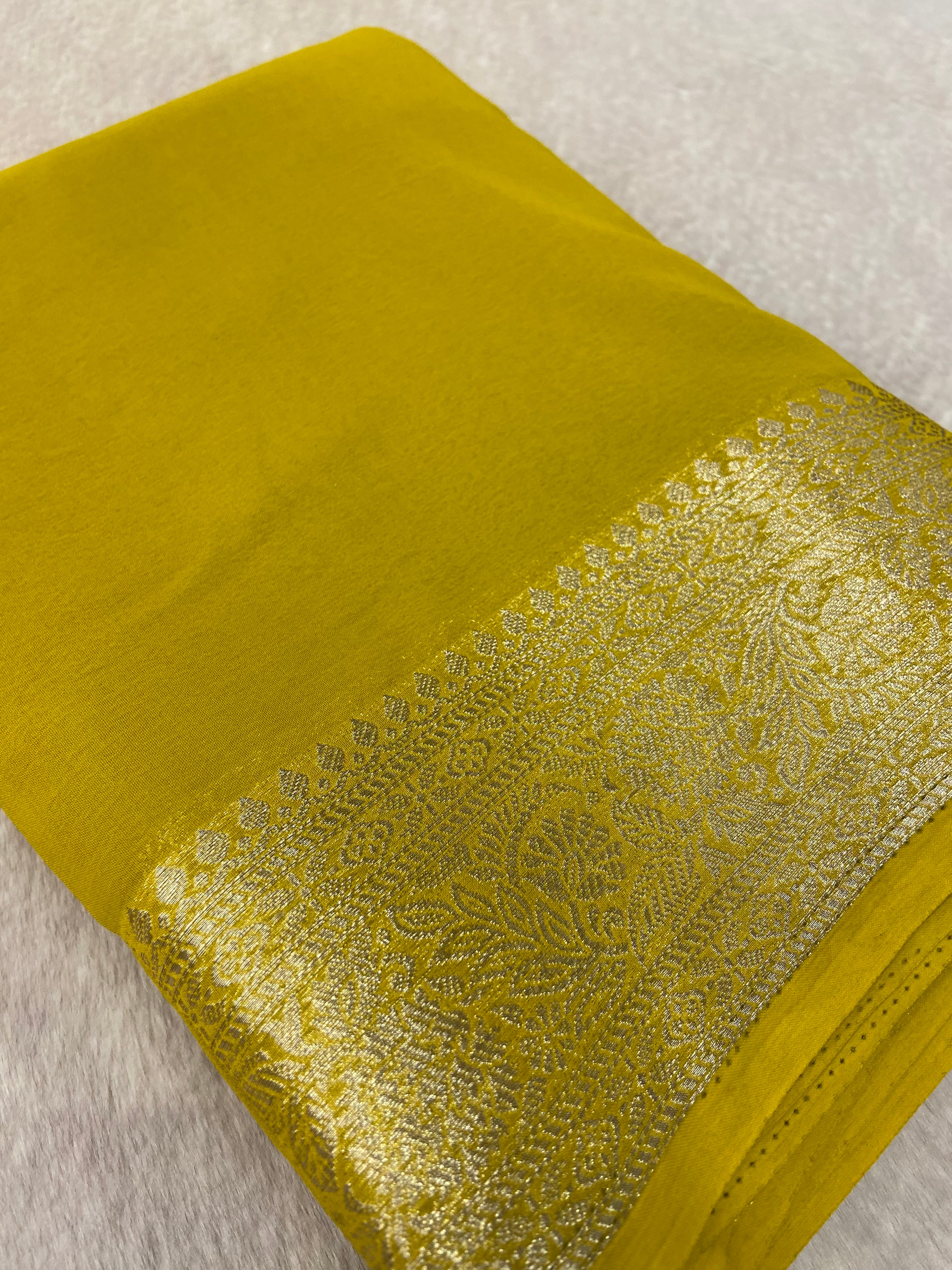 Semi Mysore Silk Saree - Kanjeevaram Silk Mandir