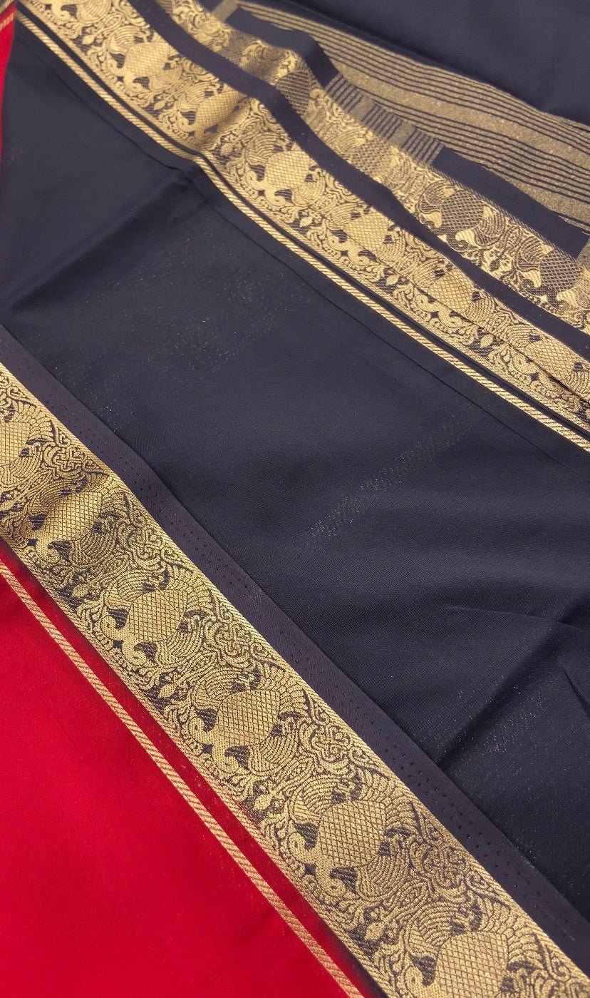 Semi Mysore Silk Saree - Kanjeevaram Silk Mandir