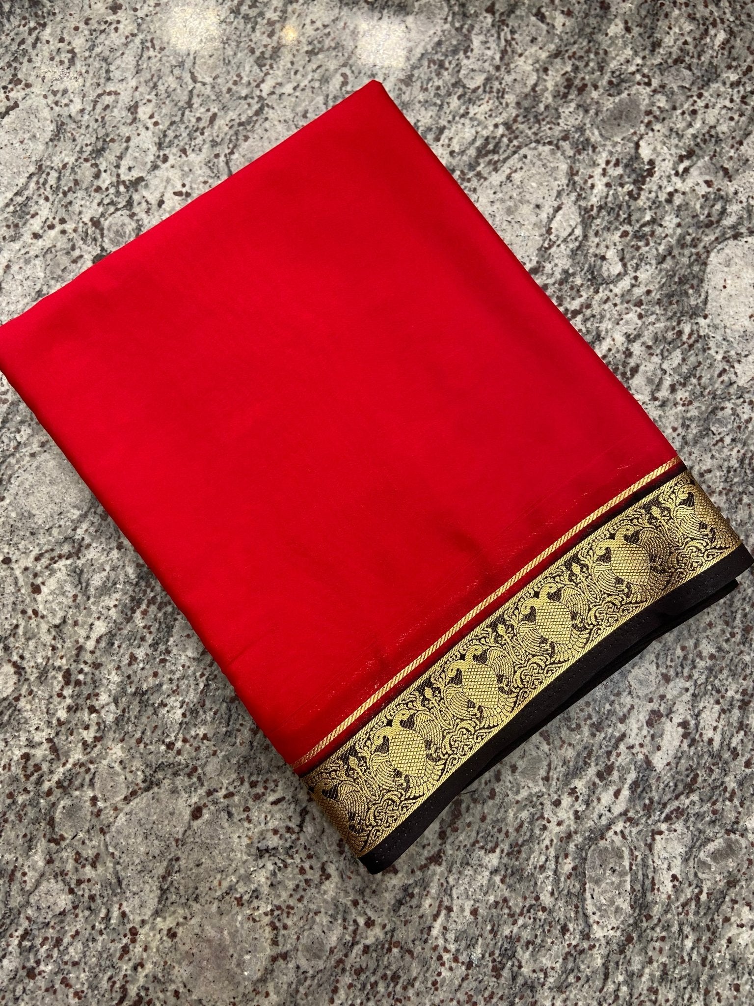 Semi Mysore Silk Saree - Kanjeevaram Silk Mandir