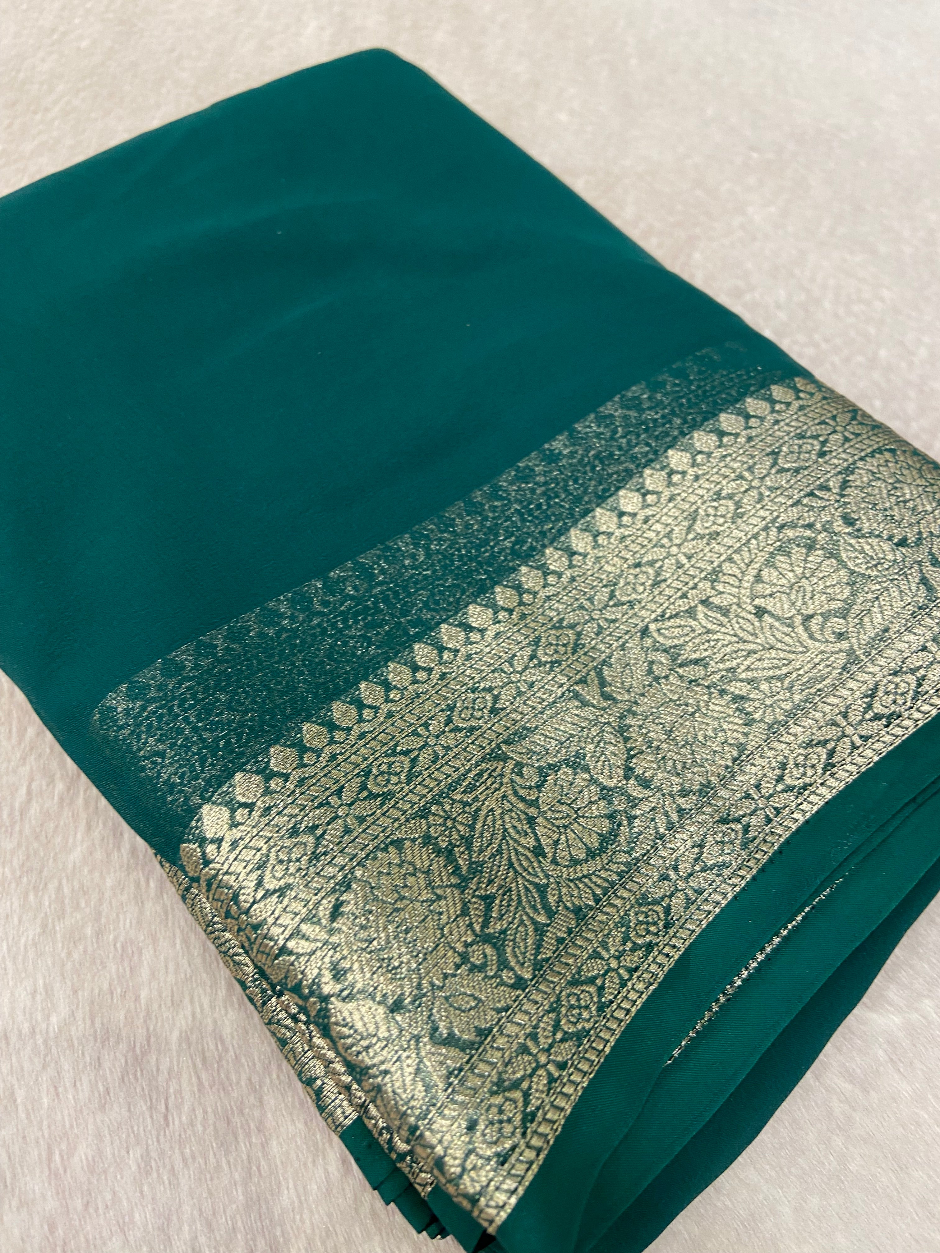 Semi Mysore Silk Saree - Kanjeevaram Silk Mandir