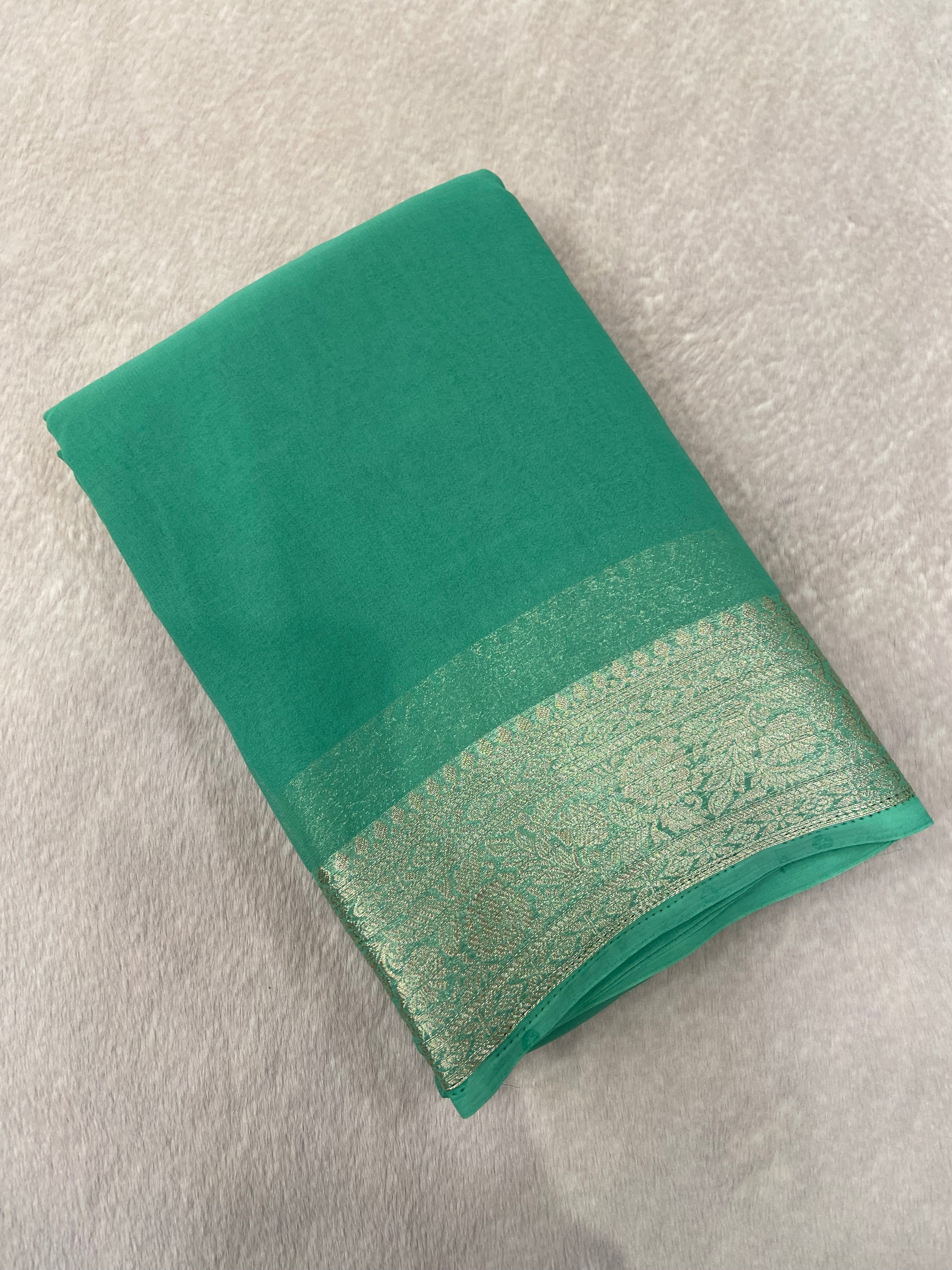 Semi Mysore Silk Saree - Kanjeevaram Silk Mandir