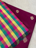 Semi Vintage Kanchipuram Silk Saree - Kanjeevaram Silk Mandir