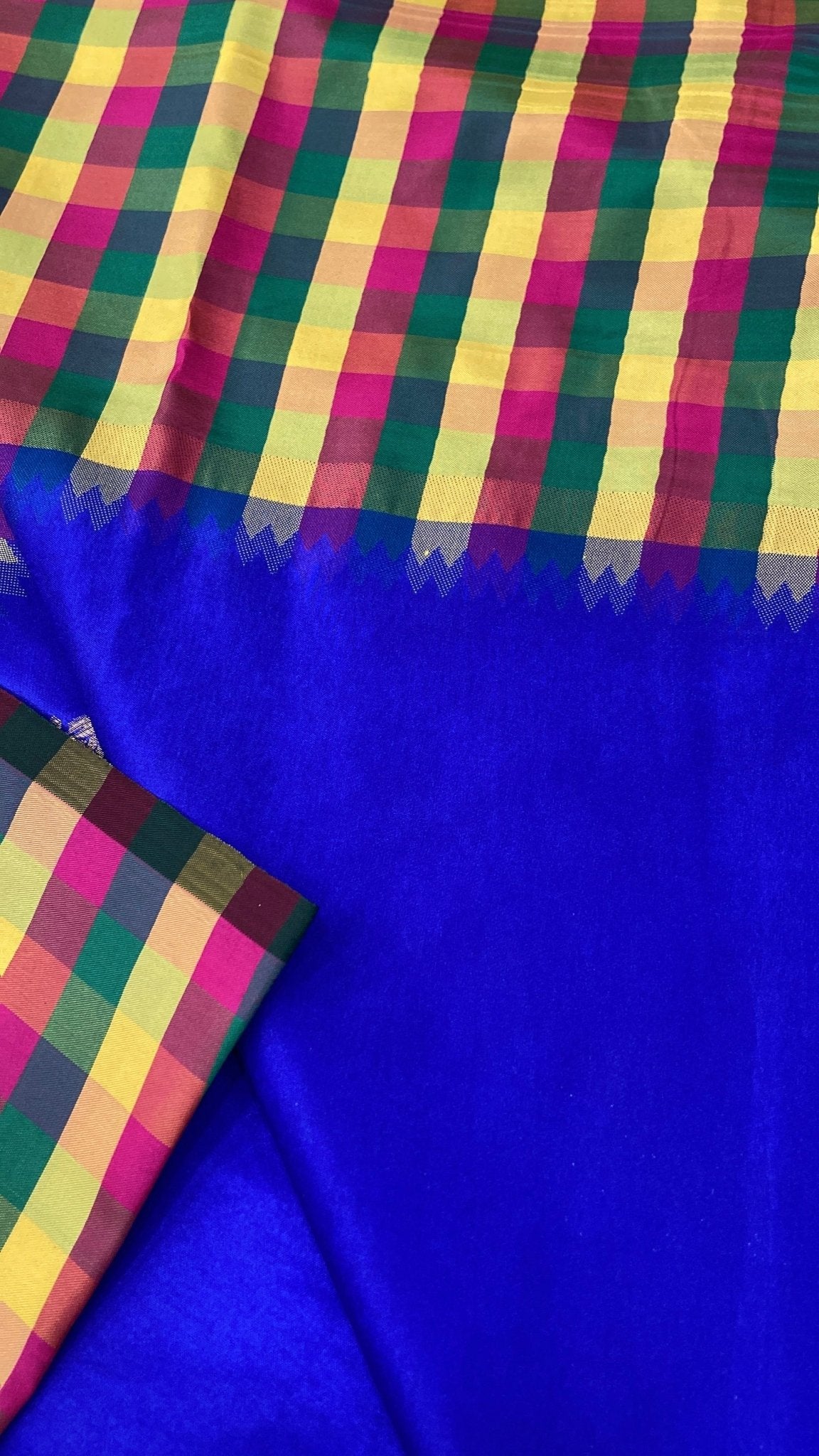 Semi Vintage Kanchipuram Silk Saree - Kanjeevaram Silk Mandir