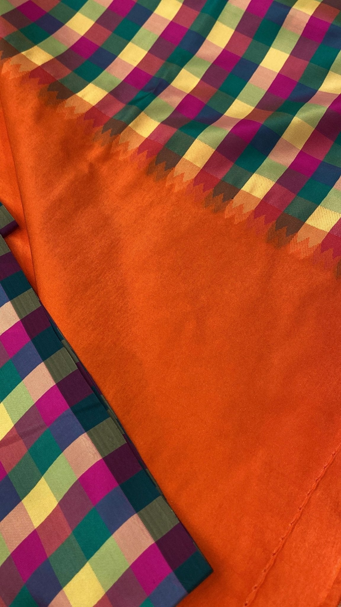 Semi Vintage Kanchipuram Silk Saree - Kanjeevaram Silk Mandir