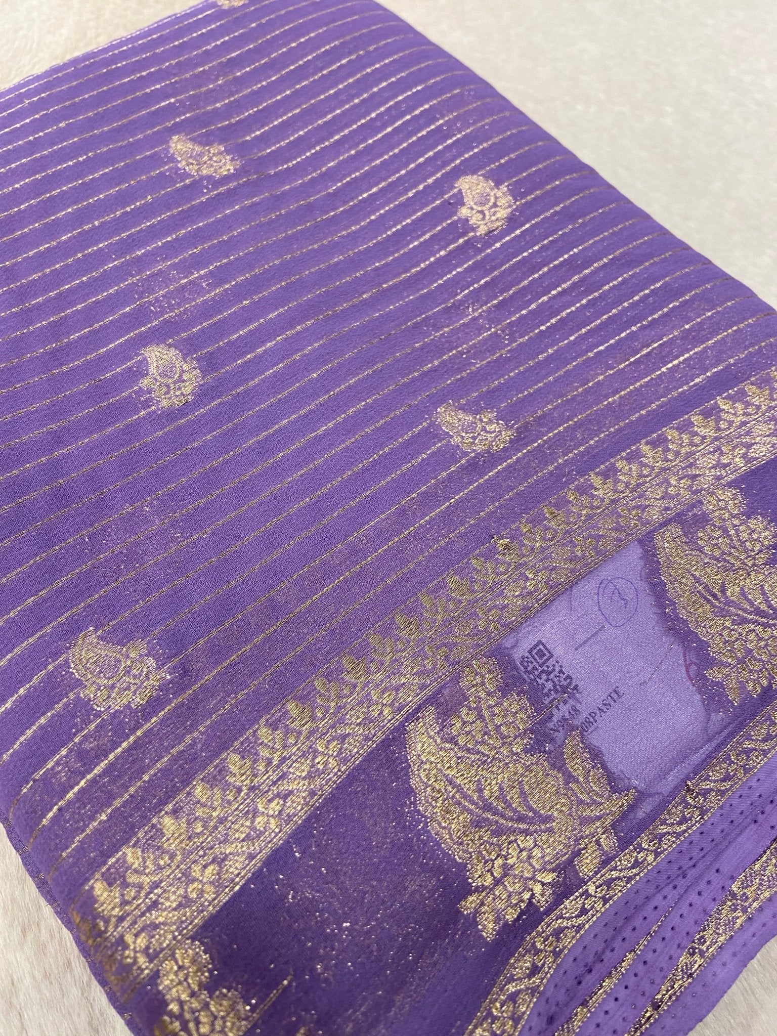 Soft Georgette Saree - Kanjeevaram Silk Mandir