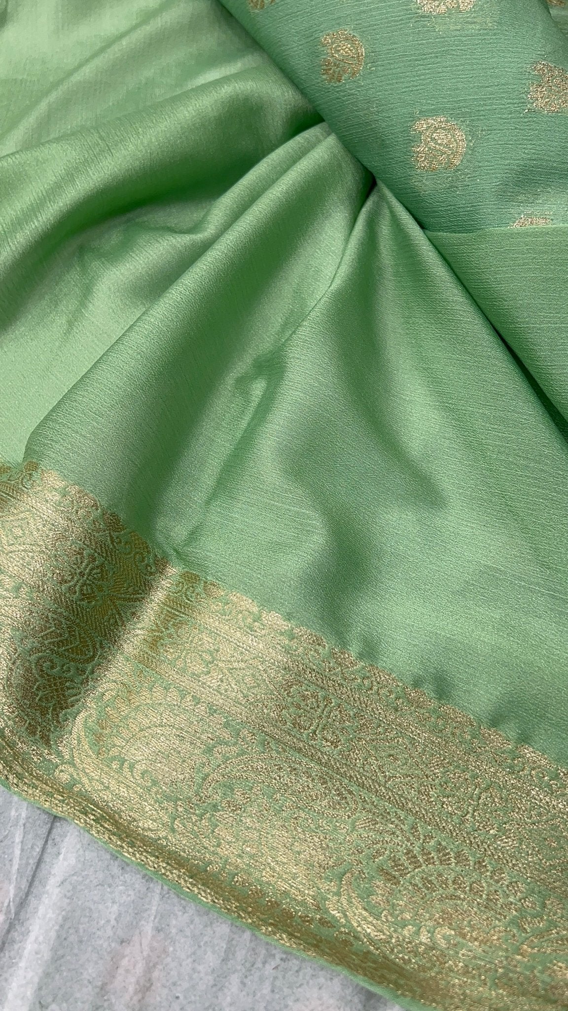 Soft Georgette Saree - Kanjeevaram Silk Mandir