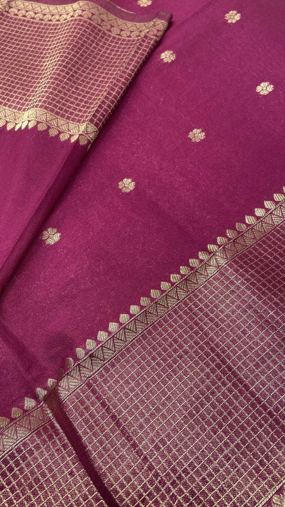 Soft Georgette Saree - Kanjeevaram Silk Mandir