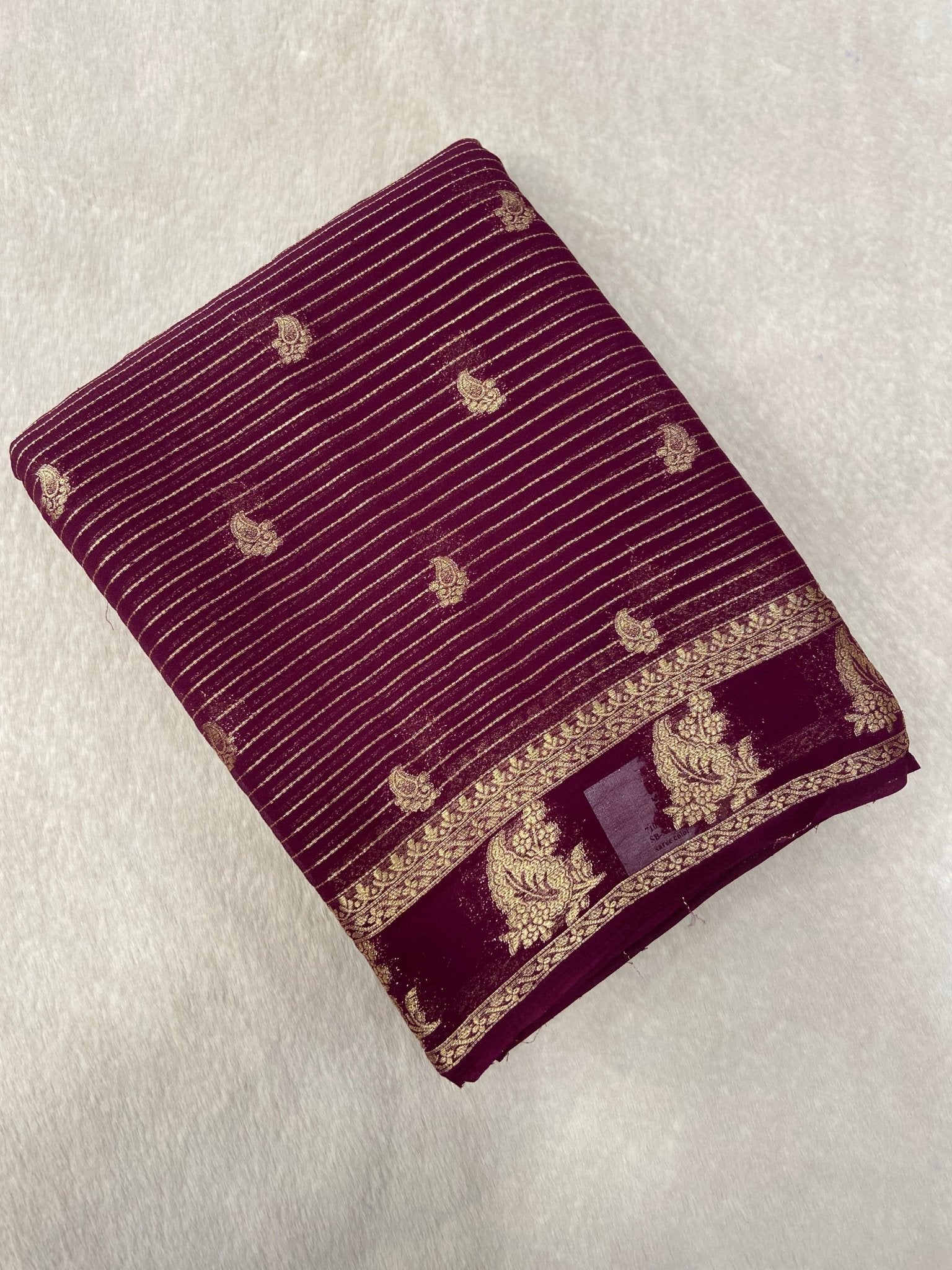 Soft Georgette Saree - Kanjeevaram Silk Mandir