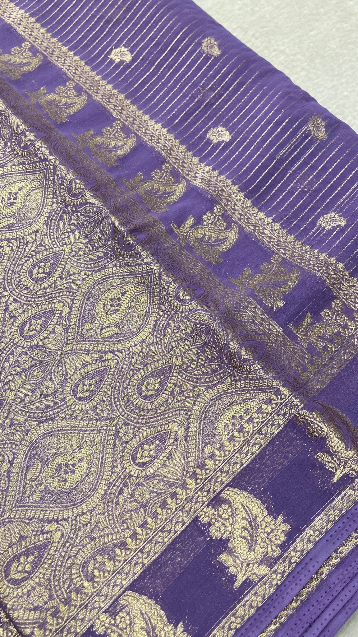Soft Georgette Saree - Kanjeevaram Silk Mandir