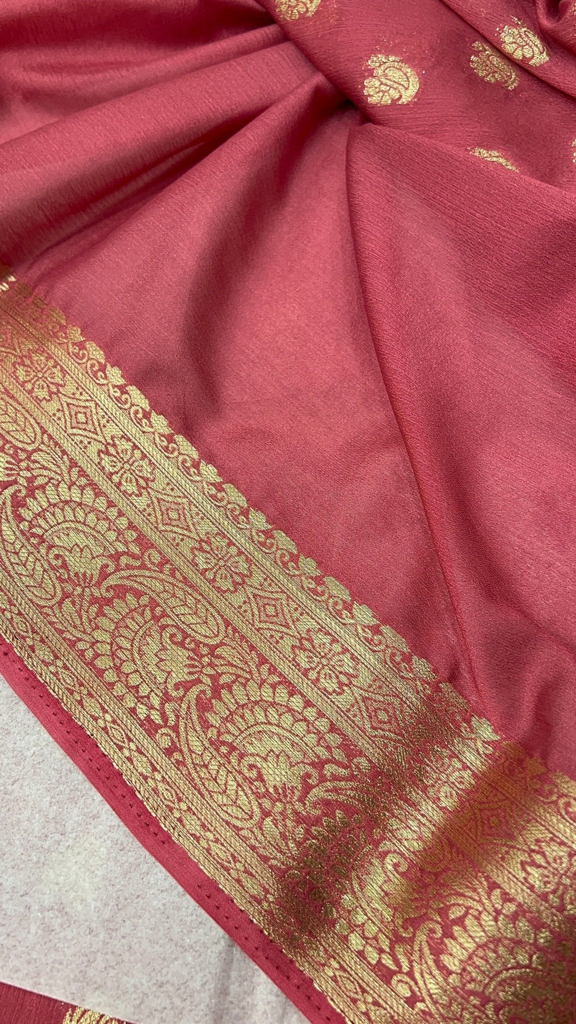 Soft Georgette Saree - Kanjeevaram Silk Mandir