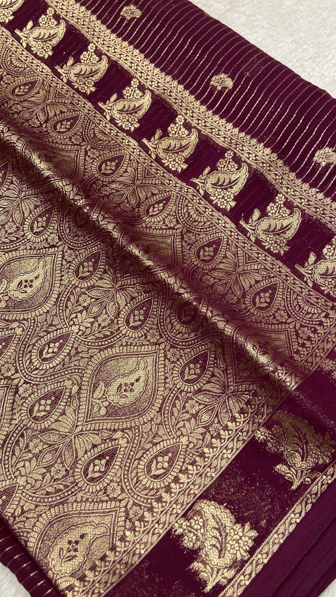 Soft Georgette Saree - Kanjeevaram Silk Mandir