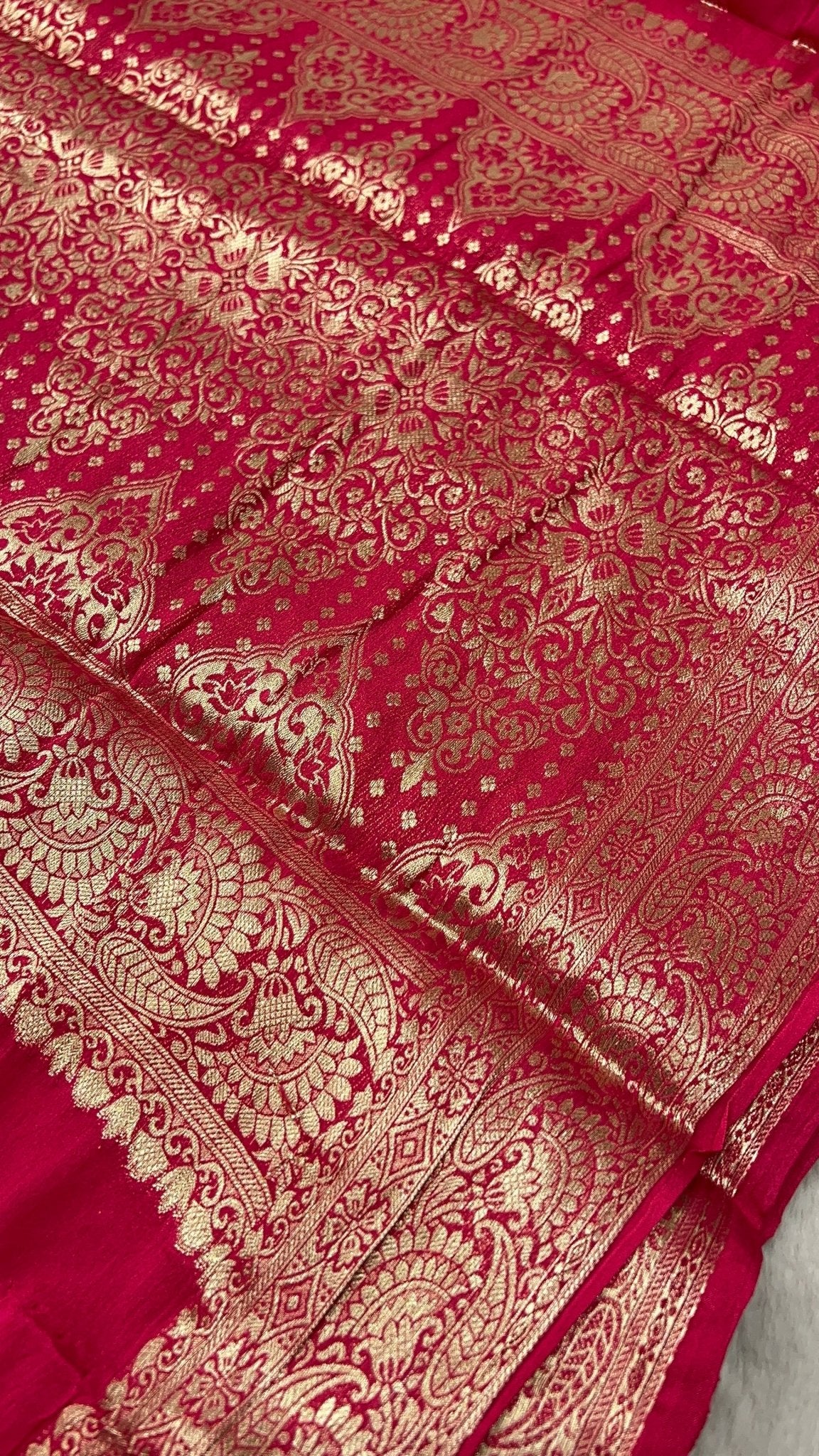 Soft Georgette Saree💗 - Kanjeevaram Silk Mandir