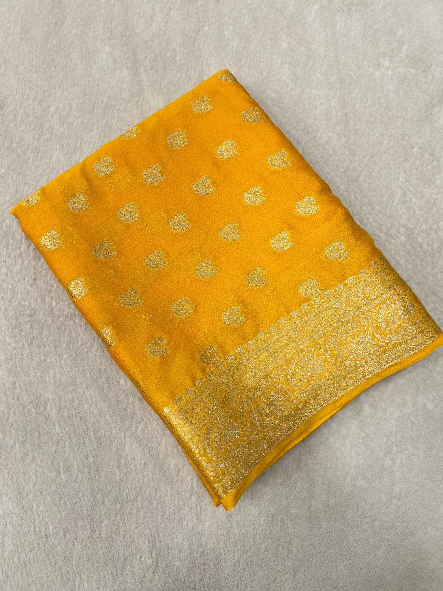 Soft Georgette Saree - Kanjeevaram Silk Mandir