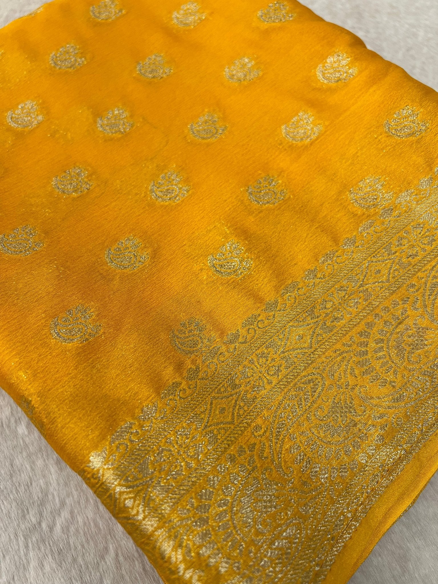 Soft Georgette Saree - Kanjeevaram Silk Mandir