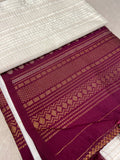 Soft Tassar Silk Saree - Kanjeevaram Silk Mandir